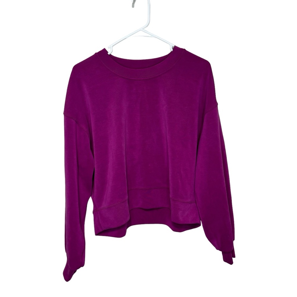Lululemon Perfectly Oversized Cropped Crew *Softstreme
Magenta Purple